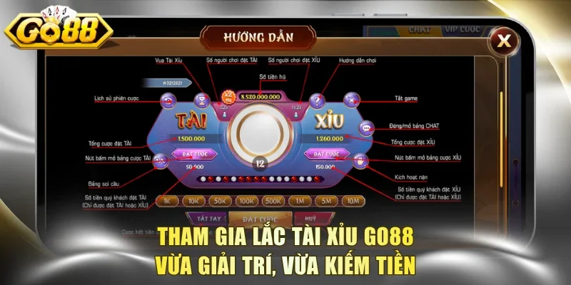 Lắc Tài Xỉu Go88
