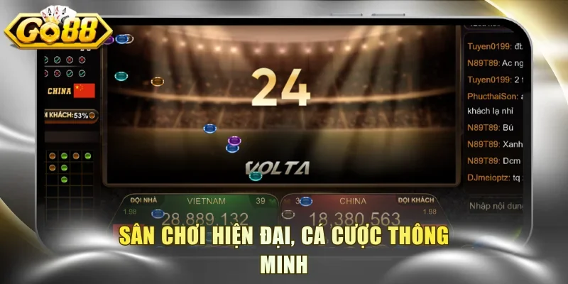 Sân chơi hiện đại, cá cược thông minh
