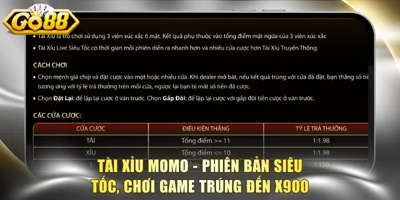 Tài Xỉu Momo