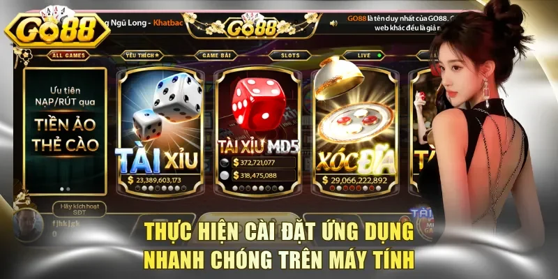 Thực hiện cài đặt ứng dụng nhanh chóng trên máy tính